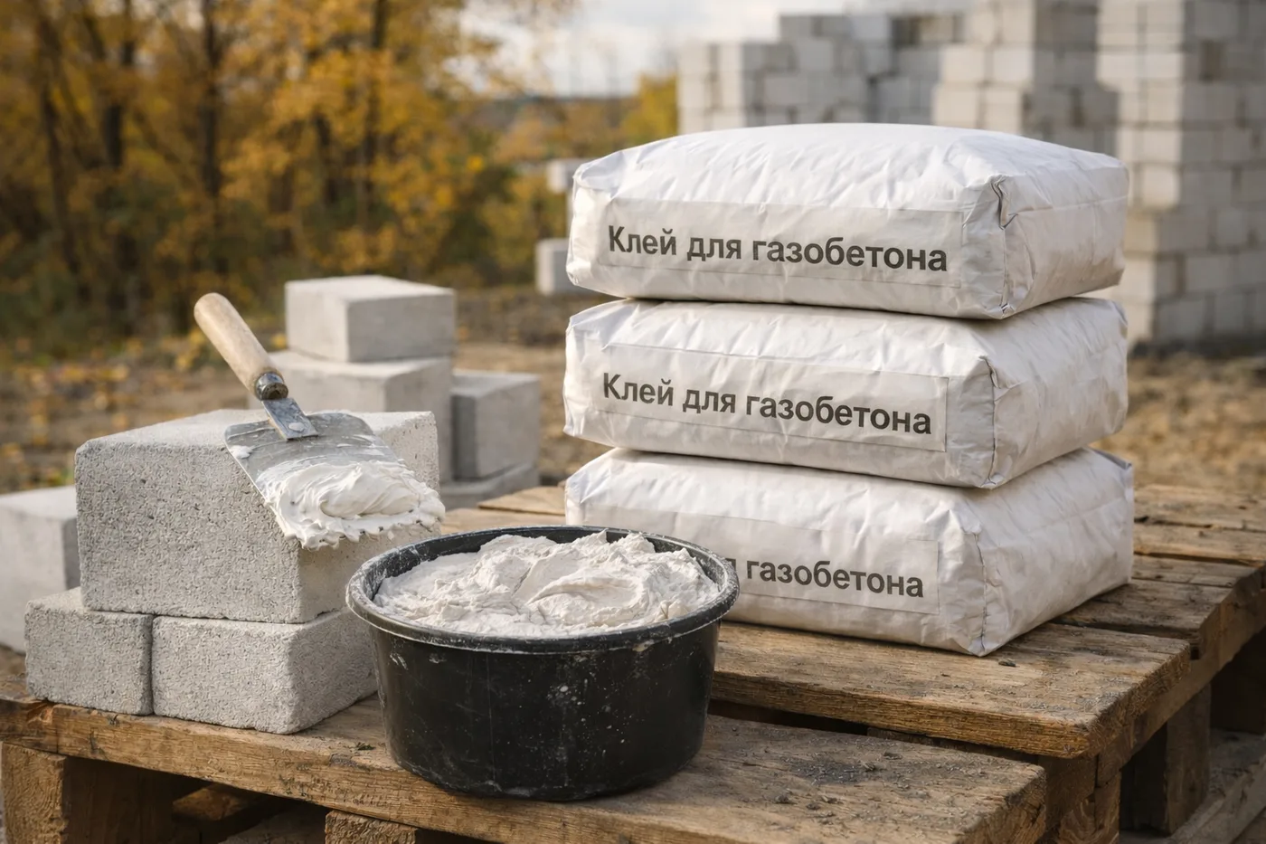 Клей для газобетона